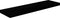 vidaXL - Wandschappen - zwevend - 4 - st - 90x23,5x3,8 - cm - MDF - hoogglans - zwart