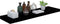 vidaXL - Wandschappen - zwevend - 4 - st - 90x23,5x3,8 - cm - MDF - hoogglans - zwart