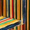 vidaXL - Wandschappenset - massief - gerecycled - teakhout - meerkleurig - 3-delig