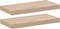 vidaXL - Wandschapppen - 2 - st - 50x23,5x4 - cm - bewerkt - hout