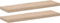 vidaXL - Wandschapppen - 2 - st - 80x23,5x4 - cm - bewerkt - hout