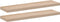 vidaXL - Wandschapppen - 2 - st - 90x23,5x4 - cm - bewerkt - hout