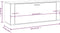 vidaXL - Wandschoenenkast - 100x35x38 - cm - bewerkt - hout - sonoma - eiken