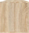 vidaXL - Wandschoenenkast - 100x35x38 - cm - bewerkt - hout - sonoma - eiken