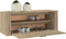 vidaXL - Wandschoenenkast - 100x35x38 - cm - bewerkt - hout - sonoma - eiken