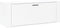 vidaXL - Wandschoenenkast - 100x35x38 - cm - bewerkt - hout - hoogglans - wit