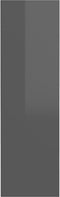 vidaXL - Wandschoenenkast - 60x18x60 - cm - bewerkt - hout - hoogglans - grijs
