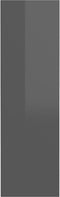 vidaXL - Wandschoenenkast - 60x18x60 - cm - bewerkt - hout - hoogglans - grijs