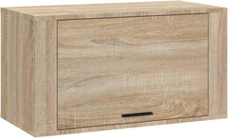 vidaXL - Wandschoenenkast - 70x35x38 - cm - bewerkt - hout - sonoma - eiken