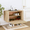 vidaXL - Wandschoenenkast - 70x35x38 - cm - bewerkt - hout - sonoma - eiken