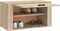 vidaXL - Wandschoenenkast - 70x35x38 - cm - bewerkt - hout - sonoma - eiken