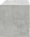 vidaXL - Wandschoenenkast - 70x35x38 - cm - bewerkt - hout - betongrijs