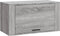 vidaXL - Wandschoenenkast - 70x35x38 - cm - bewerkt - hout - wit