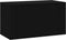 vidaXL - Wandschoenenkast - 70x35x38 - cm - bewerkt - hout - zwart