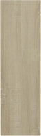 vidaXL - Wandschoenenkast - 80x18x60 - cm - bewerkt - hout - sonoma - eikenkleurig