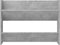 vidaXL - Wandschoenenkast - 80x18x60 - cm - bewerkt - hout - betongrijs