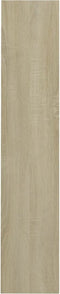 vidaXL - Wandschoenenkast - 80x18x90 - cm - bewerkt - hout - sonoma - eikenkleur