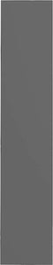 vidaXL - Wandschoenenkast - 80x18x90 - cm - bewerkt - hout - zwart