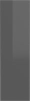 vidaXL - Wandschoenenkasten - 2 - st - 60x18x60 - cm - hout - hoogglans - grijs