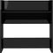 vidaXL - Wandschoenenkasten - 2 - st - 60x18x60 - cm - hout - hoogglans - zwart