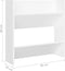 vidaXL - Wandschoenenkasten - 2 - st - 60x18x90 - cm - bewerkt - hout - grijs