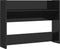 vidaXL - Wandschoenenkasten - 2 - st - 80x18x60 - cm - hout - hoogglans - zwart