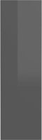 vidaXL - Wandschoenenkasten - 2 - st - 80x18x60 - cm - hout - hoogglans - grijs