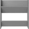 vidaXL - Wandschoenenkasten - 4 - st - 60x18x60 - cm - bewerkt - hout - grijs