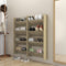 vidaXL - Wandschoenenkasten - 4 - st - 60x18x60 - cm - bewerkt - hout - sonoma - eiken