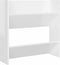 vidaXL - Wandschoenenkasten - 4 - st - 60x18x60 - cm - bewerkt - hout - hoogglans - wit