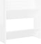 vidaXL - Wandschoenenkasten - 4 - st - 60x18x60 - cm - bewerkt - hout - hoogglans - wit