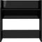 vidaXL - Wandschoenenkasten - 4 - st - 60x18x60 - cm - hout - hoogglans - zwart