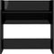 vidaXL - Wandschoenenkasten - 4 - st - 60x18x60 - cm - hout - hoogglans - zwart