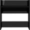 vidaXL - Wandschoenenkasten - 4 - st - 60x18x60 - cm - hout - hoogglans - zwart