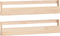vidaXL - Wandschoenenrekken - 2 - st - 110x9x23 - cm - massief - grenenhout