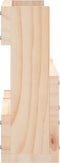 vidaXL - Wandschoenenrekken - 2 - st - 59x9x23 - cm - massief - grenenhout