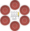 vidaXL - Wandschuurmachine - rood - 750 - W
