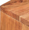 vidaXL - Wandskateboardhouder - 25x20x30 - cm - massief - acaciahout