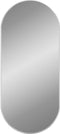 vidaXL - Wandspiegel - 100x45 - cm - ovaal - zilverkleurig