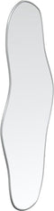 vidaXL - Wandspiegel - 100x45 - cm - zilverkleurig