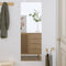 vidaXL - Wandspiegel - 40x100 - cm - rechthoekig - glas