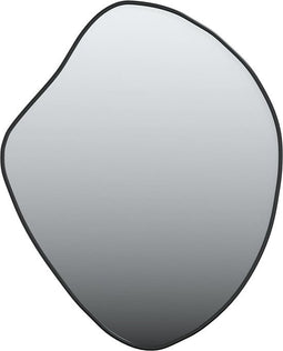 vidaXL - Wandspiegel - 50x40 - cm - zwart