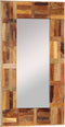 vidaXL - Wandspiegel - 50x80 - cm - massief - gerecycled - hout