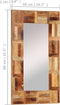 vidaXL - Wandspiegel - 50x80 - cm - massief - gerecycled - hout