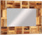 vidaXL - Wandspiegel - 50x80 - cm - massief - gerecycled - hout