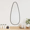 vidaXL - Wandspiegel - 60x25 - cm - zwart