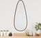 vidaXL - Wandspiegel - 60x25 - cm - zwart