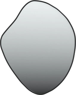 vidaXL - Wandspiegel - 60x50 - cm - zwart
