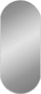 vidaXL - Wandspiegel - 80x35 - cm - ovaal - zilverkleurig