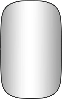 vidaXL - Wandspiegel - 80x50 - cm - zwart